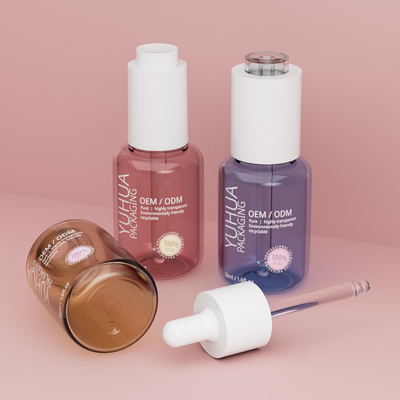 Großhandel Ölserum Flasche mit Tropffflasche 50ml Kunststoff-Ätherische Ölflasche