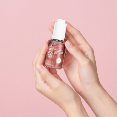 50 ml anpassbare Serum-Tropffflaschen ODM/OEM klare Öl-Serum-Plastikflasche
