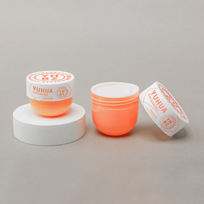30 ml 50 ml Plastik-Kosmetik-Glas Öko-freundlich Pp Körperbuttercreme-Glas mit Flip Cap-Glas