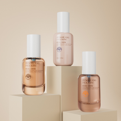 30ml Foundation Flaschen Runde Leere Flüssige Foundation Glasflasche