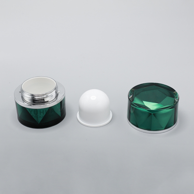 50G Plastikverpackungsglas Luxuyr Leere Acryl-Krem-Glas mit Deckel