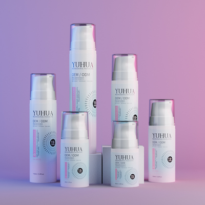 Rundes Lotion Shampoo Flasche Kunststoff Schaumflasche zur Gesichtsreinigung