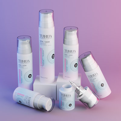 Rundes Lotion Shampoo Flasche Kunststoff Schaumflasche zur Gesichtsreinigung