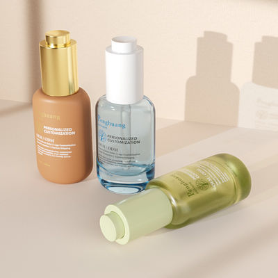 30 ml Grüne Hiar Öl Glasflasche mit Druckdropper