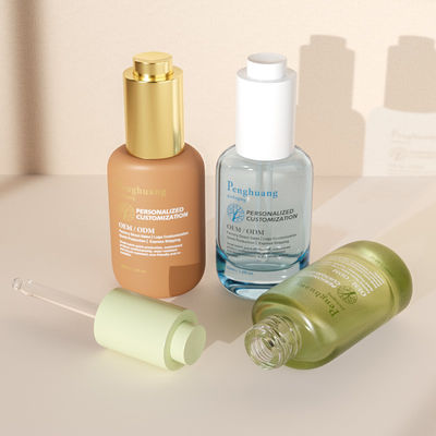 30 ml Grüne Hiar Öl Glasflasche mit Druckdropper