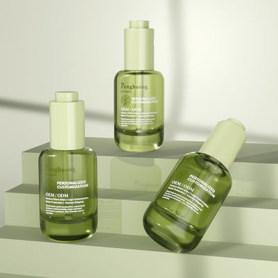 30 ml Grüne Hiar Öl Glasflasche mit Druckdropper