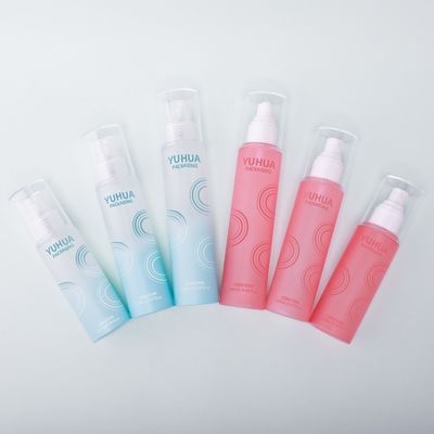 Logo als Ihre Anforderung Plastik Sprayflasche für Feuchtigkeitsspülung Spray klaren Alkohol Spray