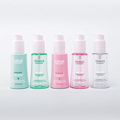 Plastik-Gesichts- und Körperlotion-Pumpflasche 50 ml, konische Ölserumflasche für effektive Hautpflegelösungen