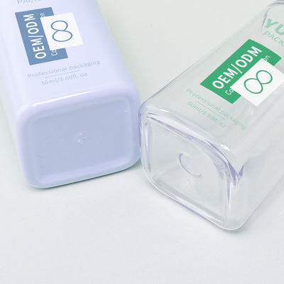 Druck Logo 50 ml PET Serum Tropffflaschen für ätherische Öle und Hautpflege