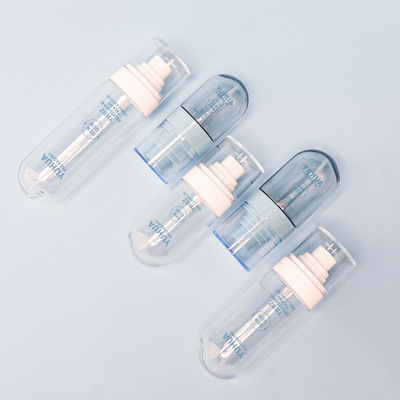 Rundes Plastik-Spray-Flasche Kapazität 30ml Logo Nach Ihren Anforderungen 50ml 60ml 80ml