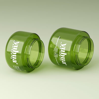 Klares oder farbiges Kunststoff-Kremgefäß Rundform Ideal für Kosmetikcremes Hautpflege Lotionen und Schönheitsverpackungen