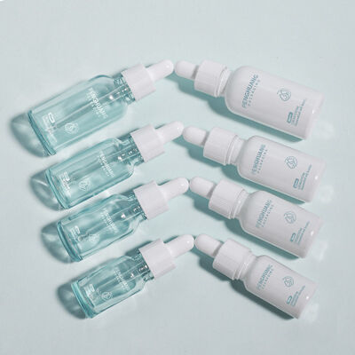 Glas-Öl-Dropper Glasflasche Logo Custom glatter Behälter für ätherische Öle Serum und kosmetische Anwendungen