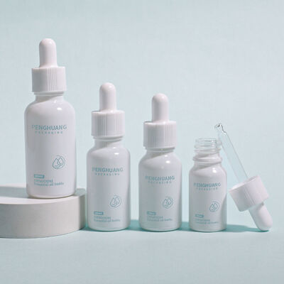 Logo Custom Round Serum Ölflasche Langlebig Lecksicher Design geeignet für ätherische Öle Hautpflege und kosmetische Verpackung