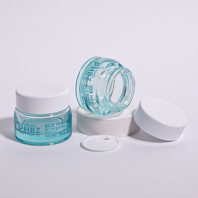 ODM-OEM-akzeptierte runde Luxus-Kosmetikverpackungsflasche, geeignet für hochwertige Cremes, Seren und andere Beauty-Essentials