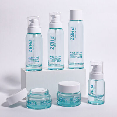 ODM-OEM-akzeptierte runde Luxus-Kosmetikverpackungsflasche, geeignet für hochwertige Cremes, Seren und andere Beauty-Essentials