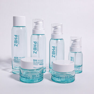 ODM-OEM-akzeptierte runde Luxus-Kosmetikverpackungsflasche, geeignet für hochwertige Cremes, Seren und andere Beauty-Essentials