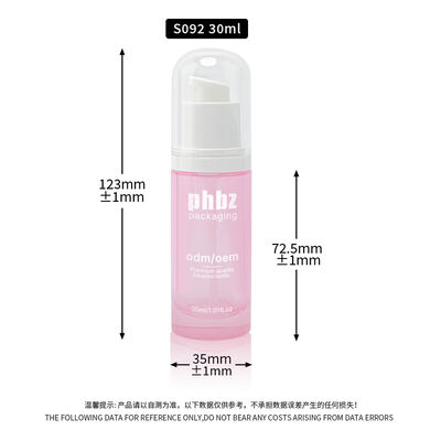 Körperlotion-Sprühkappen-Kosmetikflaschen-Sets, ideal für Feuchtigkeitslotionen, Seren, Öle und Gesichtswasser-Verpackungslösungen