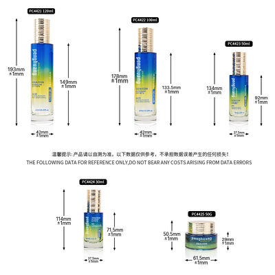 Kunststoffflaschen mit mehreren Größen und Druckmöglichkeiten für kosmetische Verpackungen