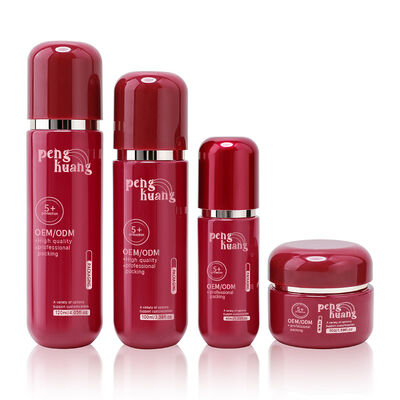 Luxus-Kosmetik-Flasche mit überzogener Oberfläche geeignet für kosmetische Cremes und Hautpflegebehälter