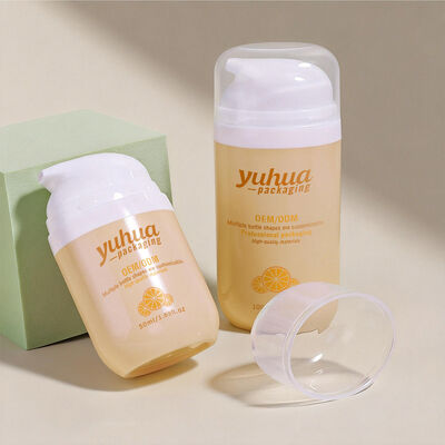 Plastik-Lotionflasche aus PP-Material mit Airless-Pumpe und mattierter Oberfläche für Kosmetikverpackungen und Flüssigkeitsaufbewahrung