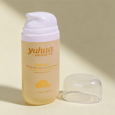 Plastik-Lotionflasche aus PP-Material mit Airless-Pumpe und mattierter Oberfläche für Kosmetikverpackungen und Flüssigkeitsaufbewahrung