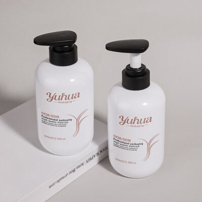 Durable Plastic Packaging Bottles made from PET material suitable for cosmetic packing serum lotion with silk screen and hot stamping printing