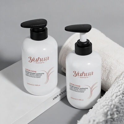 Durable Plastic Packaging Bottles made from PET material suitable for cosmetic packing serum lotion with silk screen and hot stamping printing