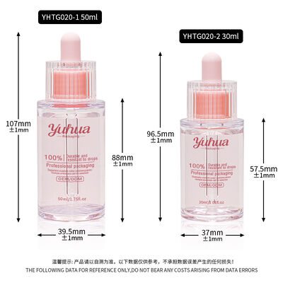Flaschen für Serum-Tropffflaschen mit unterschiedlichen Kapazitätsoptionen, geeignet für die Produktion kleiner Chargen und große Verpackungsbedürfnisse
