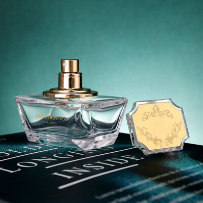 Oem Akzeptierte Ölserumflasche mit Bambus-Tropfdropper-Goldstreifen anpassbare Verpackung für ätherische Öle kosmetische Hautpflege