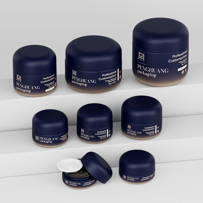 Elegante Verpackungslösung für Kosmetikprodukte mit sicheren Schraubdeckeln, ideal für Schönheitscremes und Lotionen
