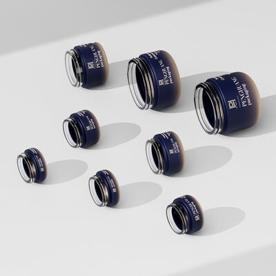 Elegante Verpackungslösung für Kosmetikprodukte mit sicheren Schraubdeckeln, ideal für Schönheitscremes und Lotionen