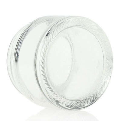 Creme-Glasgefäß des Glasgefäß-50g mit Goldkappe