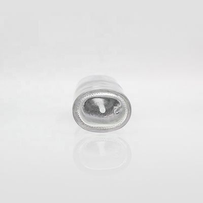 leere Glasstaub-Grundlagen-Flasche der Ellipsen-35ml für kosmetisches Verpackenliquied-Make-up Soem