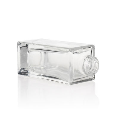 Klare bereifte Flaschen 30ml Logo Print Square Shaped der flüssigen Grundierung