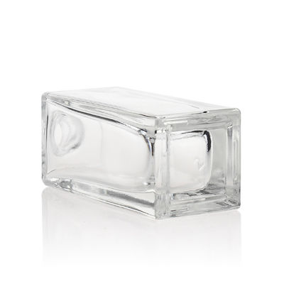 Klare bereifte Flaschen 30ml Logo Print Square Shaped der flüssigen Grundierung