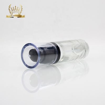 Luxuskosmetik der runden-30ml, die Flasche der Glas-flüssigen Grundierung mit Schönheits-Pumpe verpacken
