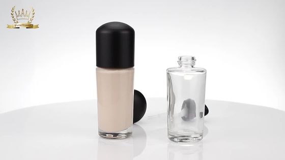 kosmetische Glas-Lotions-Flaschen-der flüssigen Grundierung des Make-up30ml Flasche mit Pumpe