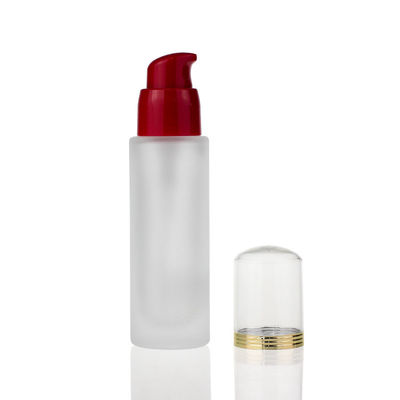 schlanke Glasflasche 30ml für die Körper-Lotion der flüssigen Grundierung, die F073 verpackt
