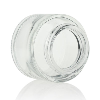 Kosmetisches Glas des Fabrikpreis-klare Großhandelscreme-kosmetisches Behälter-Glas-50ml