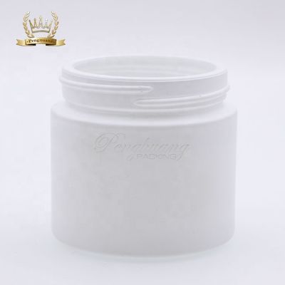 60g bereifte Creme-Glasgefäß-Plastikkappe Eco, das für Kosmetik freundlich ist