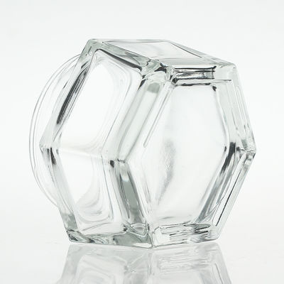 Transparentes Glas der Glasflaschen-30g mit Acrylkappe für skincare