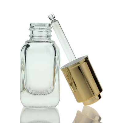 Gesichtsserum Flasche Glastropfer Kosmetische Wimpern Serum Flasche 30ml Make-up Lieferant für Öl S028