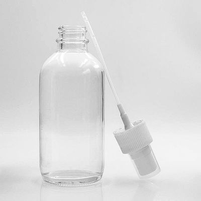 Flüssige Boston-Glas-Flaschen des freien Raumes 120ml mit Pumpen-Spray