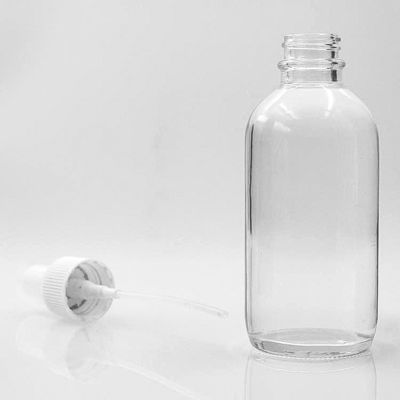 Flüssige Boston-Glas-Flaschen des freien Raumes 120ml mit Pumpen-Spray
