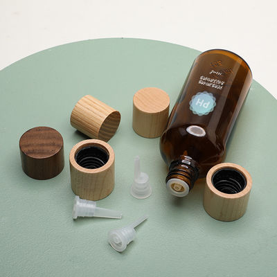Körperpflege Bambus-Amber Oil Dropper Glass Bottle