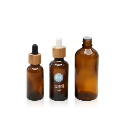 Körperpflege Bambus-Amber Oil Dropper Glass Bottle