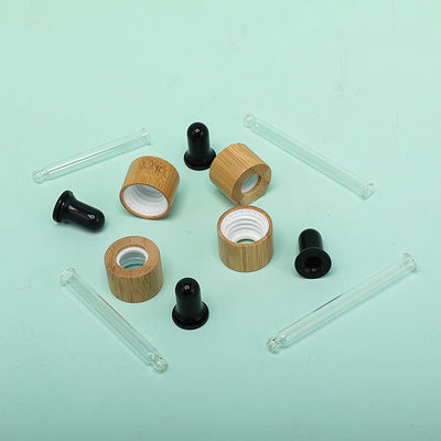 Runde schwarze BambusTropfflasche des ätherischen Öls 5ml