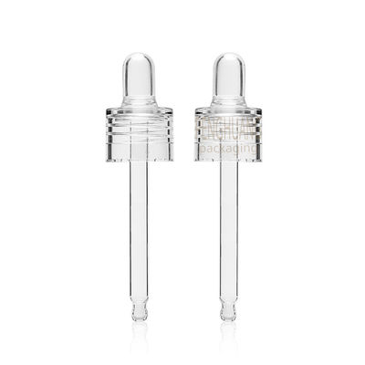 transparente Tropfenzählerglasflasche für Serum 30ml