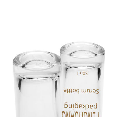 transparente Tropfenzählerglasflasche für Serum 30ml