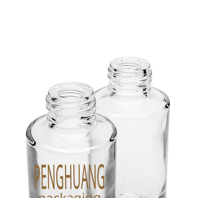 transparente Tropfenzählerglasflasche für Serum 30ml